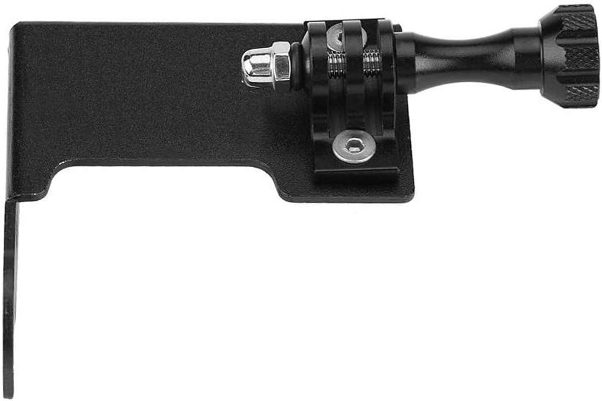 SnelShoppen - Motorfiets Camera Bevestiging, Camera Steun Voor Voorzijde Links Voor R1200GS LC R1200GS LC ADV - Zwart, Aluminium, Vibration Resistant,