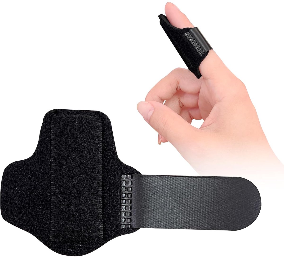 SnelShoppen - Finger Splint | Verstelbaar Vinger Brace | Eenvoudig Te Installeren Ontwerp | Trigger Finger Splint | Voor Gebroken Vingers | Verstuikte