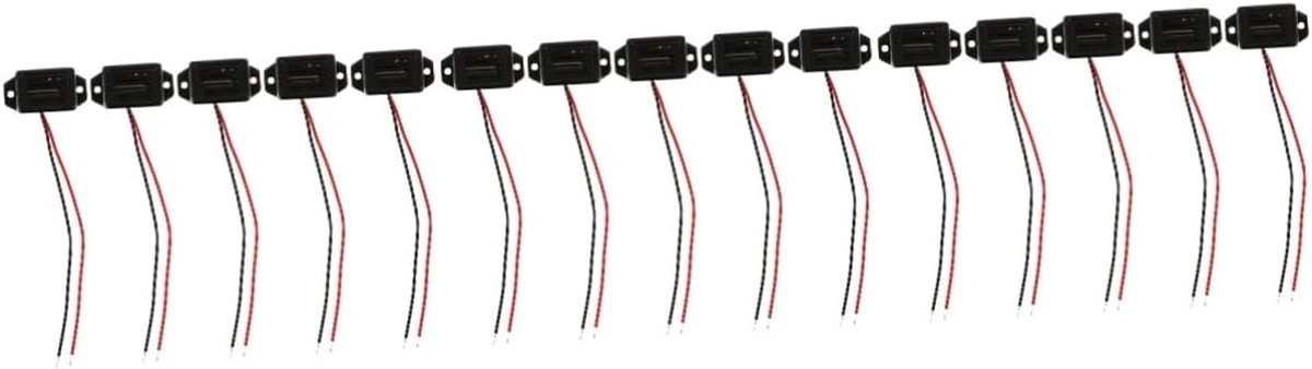 Vibratie Buzzer - Alarm Geluid - Elektronische Projecten - Laag Energieverbruik - 3.5 cm - Zwart