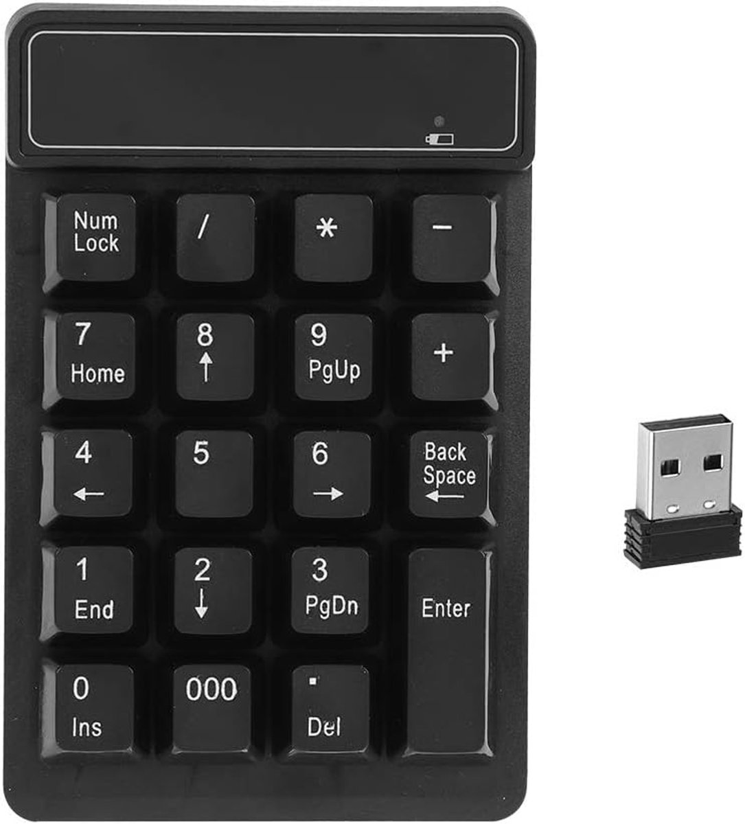 Digitaal Toetsenbord Draadloos - Numeriek Toetsenbord - 19 Toetsen - Waterdicht - Ergonomische Toetsen - Comfortabel Typen