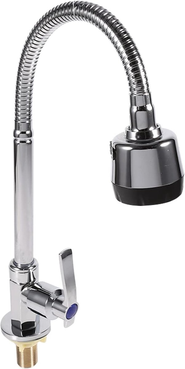 SnelShoppen - Keuken Mengkraan met Uittrekbare Sprayer, Zinklegering, Dubbele Functie, Verstelbare Waterstroom, Corrosiebestendig, Modern Ontwerp, Ide