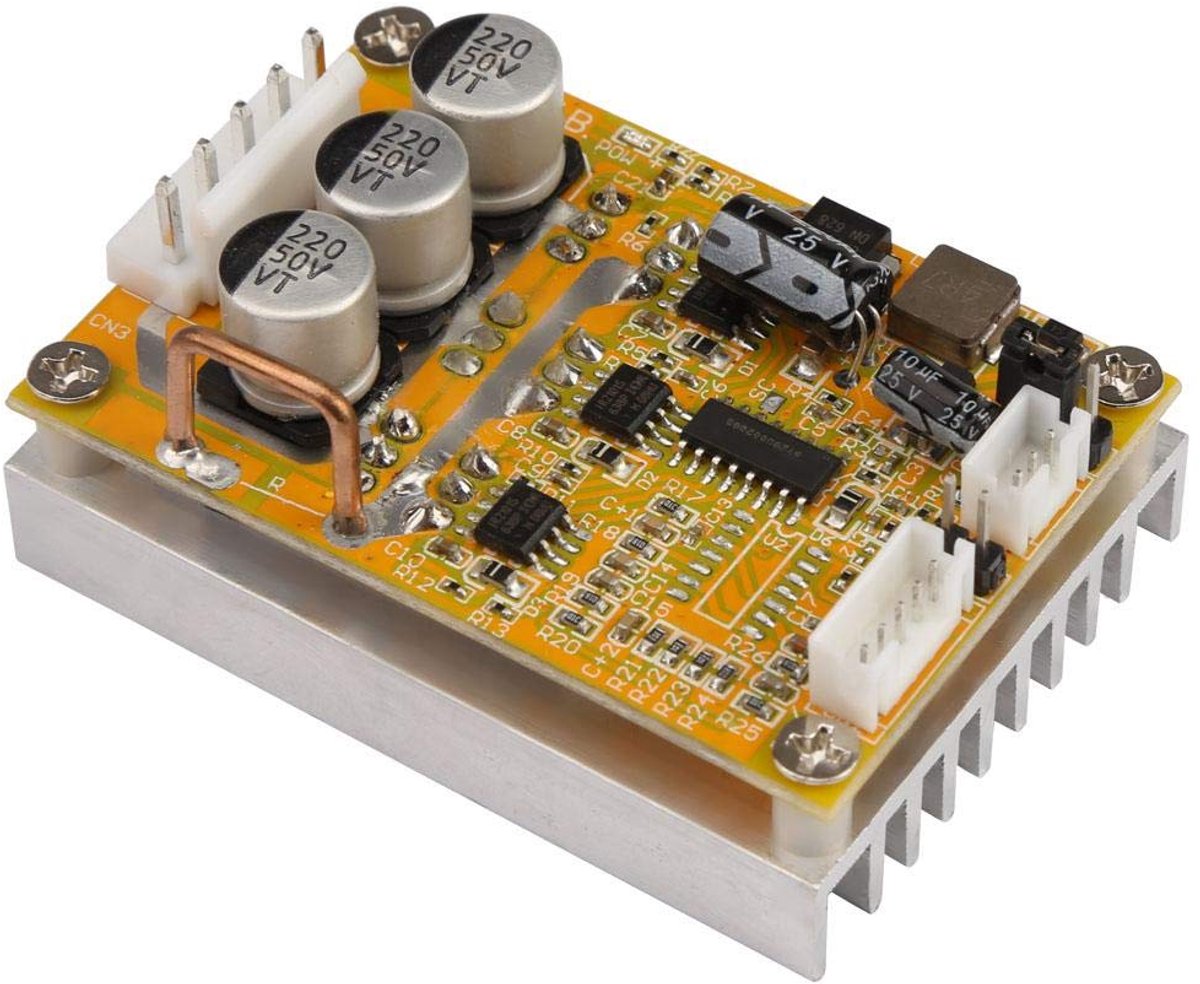 SnelShoppen - DC Motor Snelheidscontroller 5V-36V 350W Borstelloze Motor Controller BLDC PWM Stuurmodule met Snelheidsregeling en Kabel voor Vooruit/A