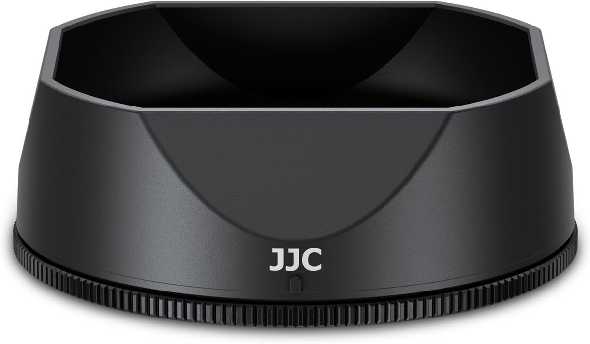 SnelShoppen - JJC Lenskap voor X-E5 met Magnetische Adapterring, Geschikt voor Fujifilm XF 23mm F2.8 R WR, XF 27mm F2.8 R WR, 39mm Filter, Zwart