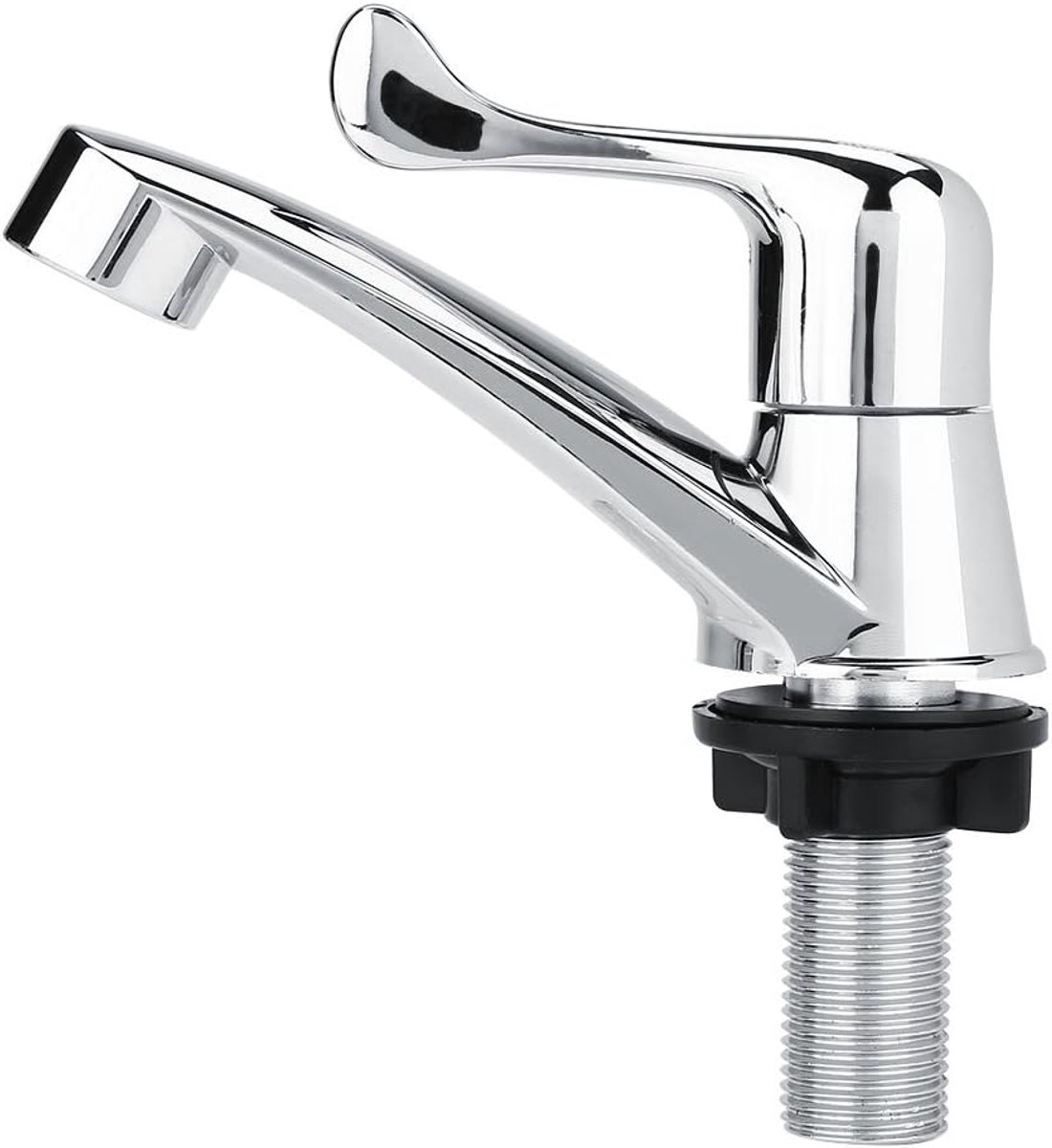SnelShoppen - Moderne Chroom Kraan Accessoires voor Keuken en Badkamer - Multifunctionele Mengkraan met 3 Handgrepen Opties - G1/2 Aansluiting - Perfe