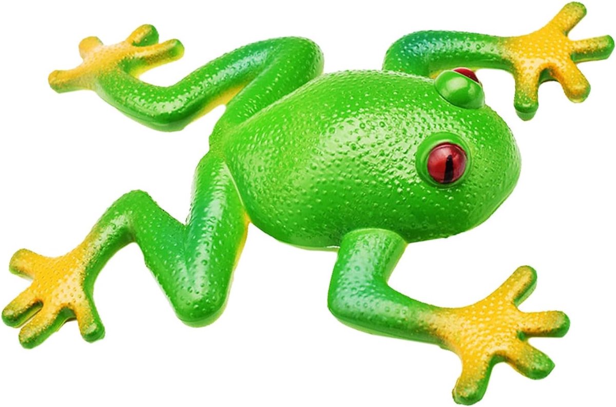 Simulated Frog Toy, Realistic Stress Relief TPR Comfortable Feeling Realistic Stress Toy for Home - ShopVlot