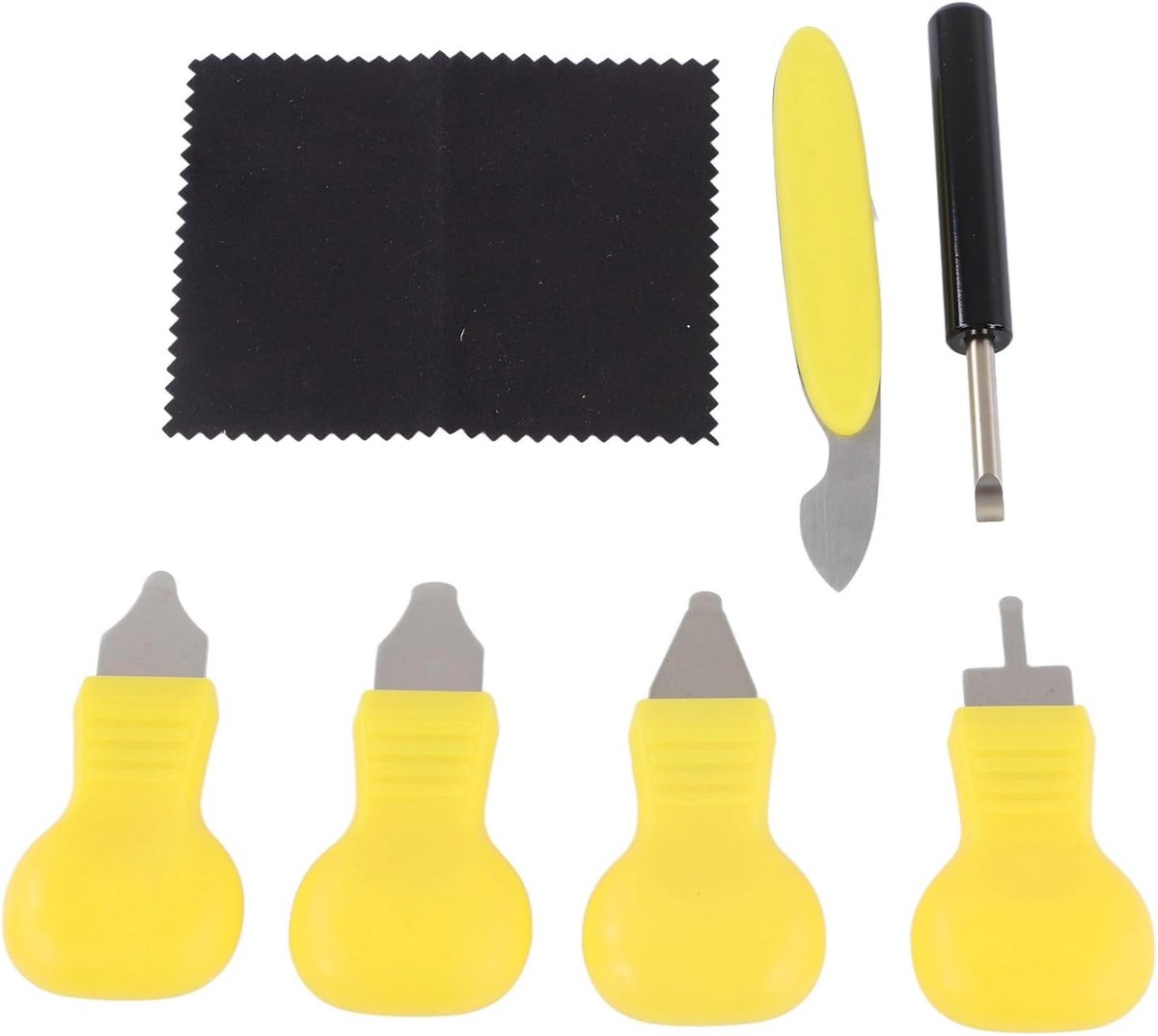 SnelShoppen - 7-delige Horloge Verwijder Tool Kit, Batterij Vervangset, Duurzaam Metaal, Comfortabele Grip, Voor Horloge Reparatie, Handig en Sterk