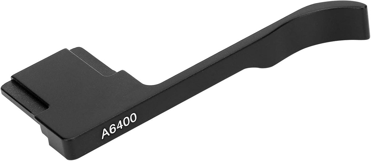 SnelShoppen - A6400 Inch Up Grip - Aluminium Thumb Up Grip - Camera Cold Shoe Handle voor A6400 - Duurzaam en Makkelijk te Installeren - Zorgt voor Ve