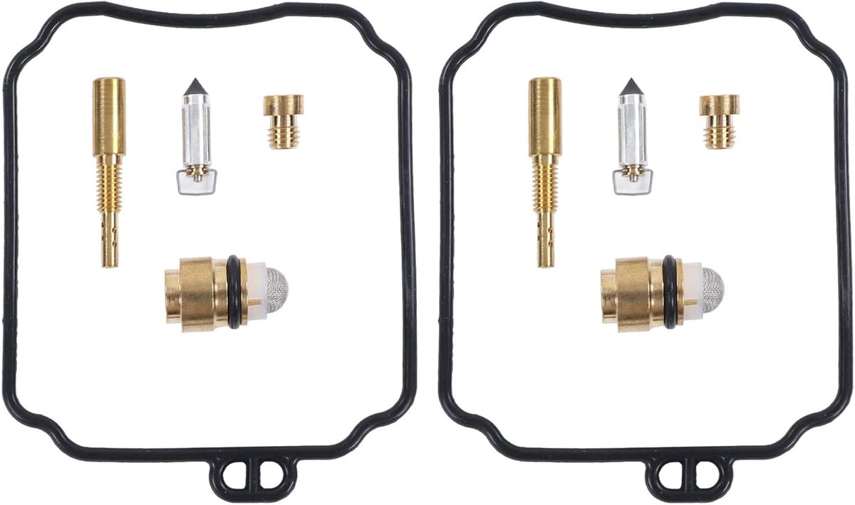 SnelShoppen - Carburetor Reparatie Kit - Complete Overhaul Set voor Hyosung GV 250 - Metalen Rubber Onderdelen - Hoogwaardige Vervanging voor Motorcar