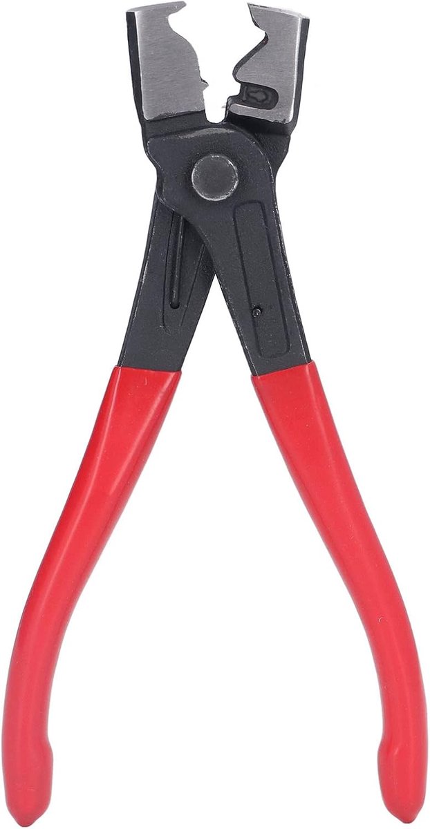 Hose Clamping Pliers Carbon Steel 18cm Long Collar Pliers for Car Maintenance with Soft Handle - ShopVlot