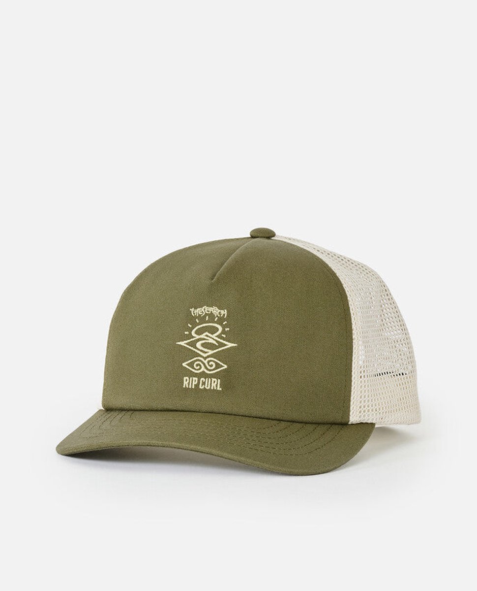 Rip Curl Search Icon Canvas Trucker - Dark Olive