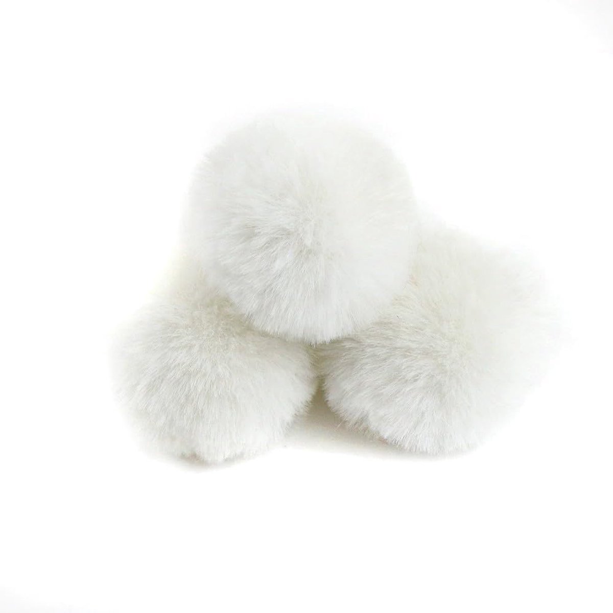 SnelShoppen - 30 Stuks 4 cm Kleurrijke Pomponballen met Elastische Lus voor DIY Creaties, Kerstdecoratie, Tafelversiering, Verjaardagsdecoratie, Kledi