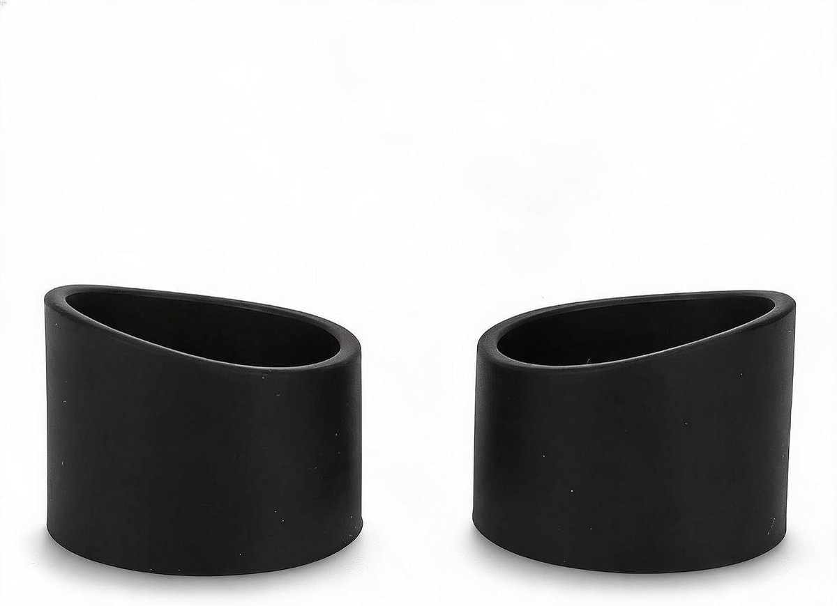 SnelShoppen - 2PCS Oculaircover Oculaire Bescherming Zacht Rubber 36mm Diameter Stereo Microscoop Accessoire voor 32-36mm Stereo Microscoop