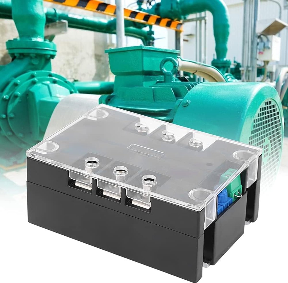 SnelShoppen - Elektrische Softstart Controller Aluminium Vloer, Enkele Fase Motor Softstart Module, Softstart Controller voor Driefase Voeding/Compres