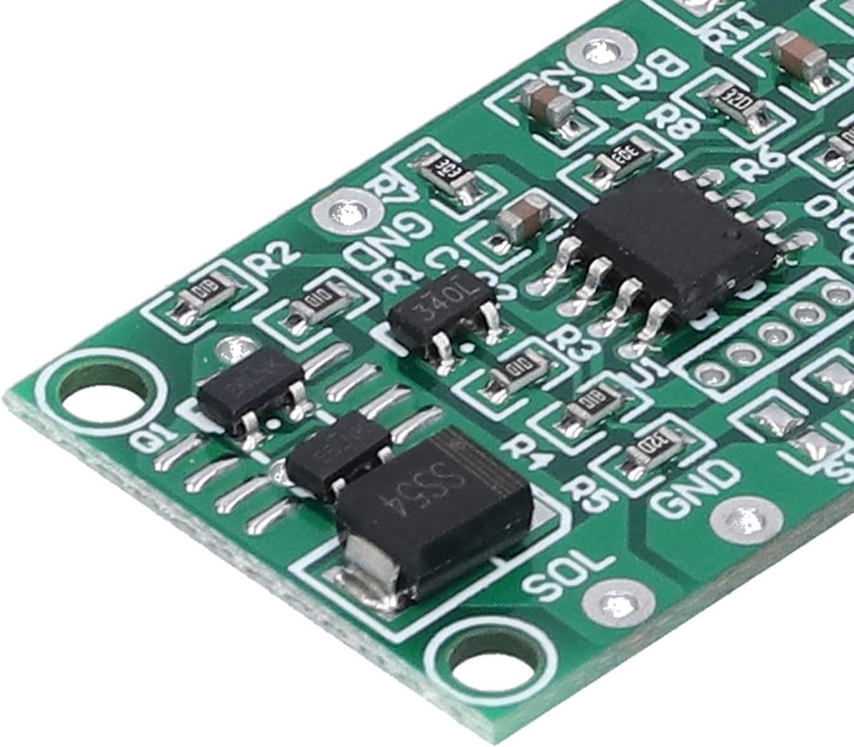 SnelShoppen - Solar Lamp Controller Module 3.7V Lithium Accu Regelmodule voor Zonne-energie, Tuinverlichting, Solar Pillar Lights, Duurzaam en Flexibe