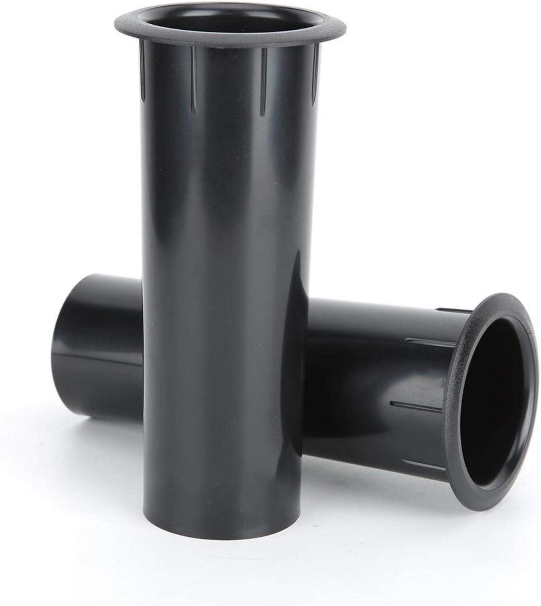 SnelShoppen - Inverted Tube 50mm Open Gat 2 Stuks, Glad Binnenwand Luidspreker ABS Kunststof Reverse Tube voor 4-6 Inch Luidsprekers