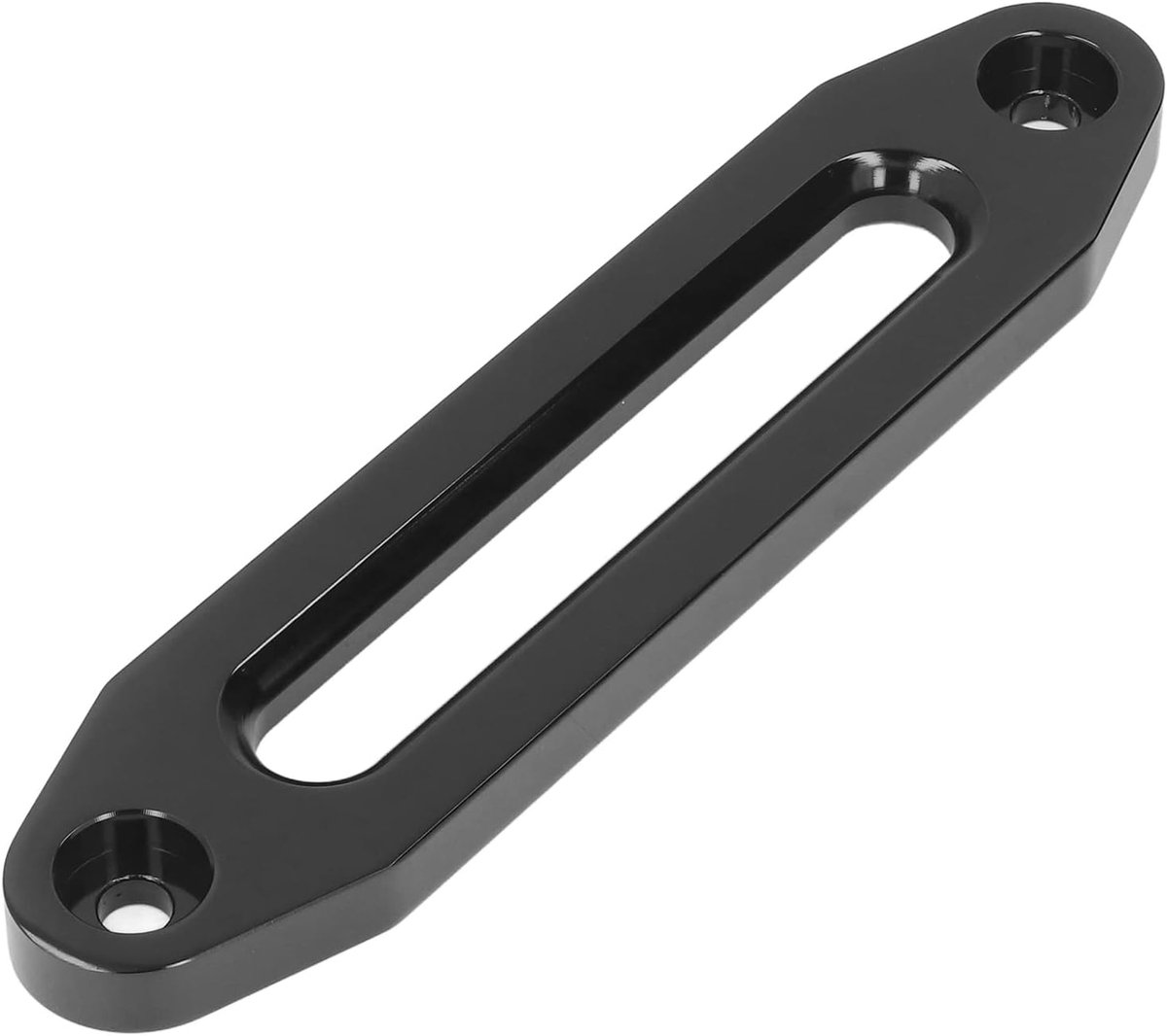 SnelShoppen - 10 inch / 25.4cm Winch Hawse Fairlead - Aluminium Fairlead voor Synthetic Rope Kabel - 8000-15000lb Laadcapaciteit - Zwart