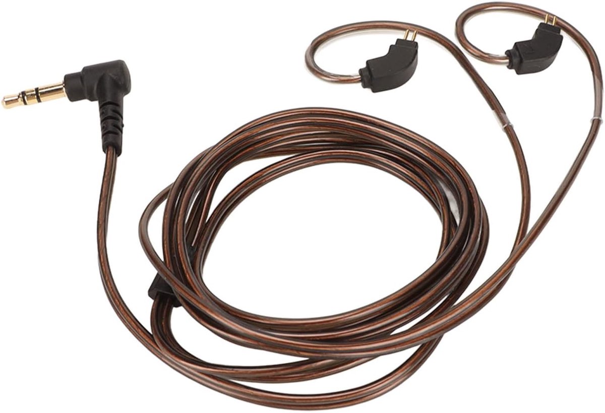 SnelShoppen - Headphone Upgrade Kabel 120 Cm - 2 Pin 0.78 Mm Connector - Zuurstofvrij Koper - Verbeterde Geluidskwaliteit voor AS10 AS06 ZST ZS3 ZS4 Z