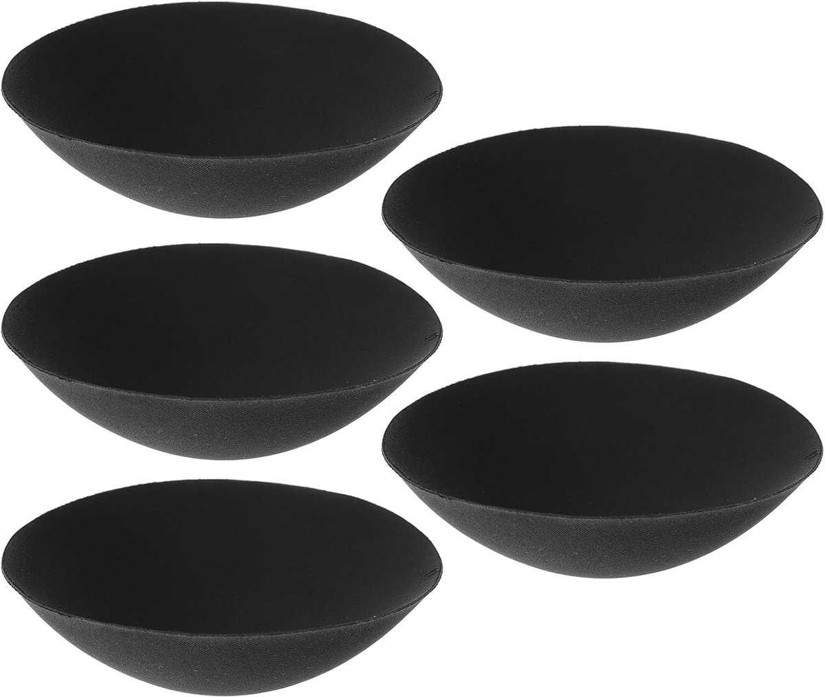 SnelShoppen - 5 Paar Bra Pads Inlegkussens Polyester Borst Pads - Ademend Borst Cup Kussen voor Badmode - Herbruikbare Sport BH Padding