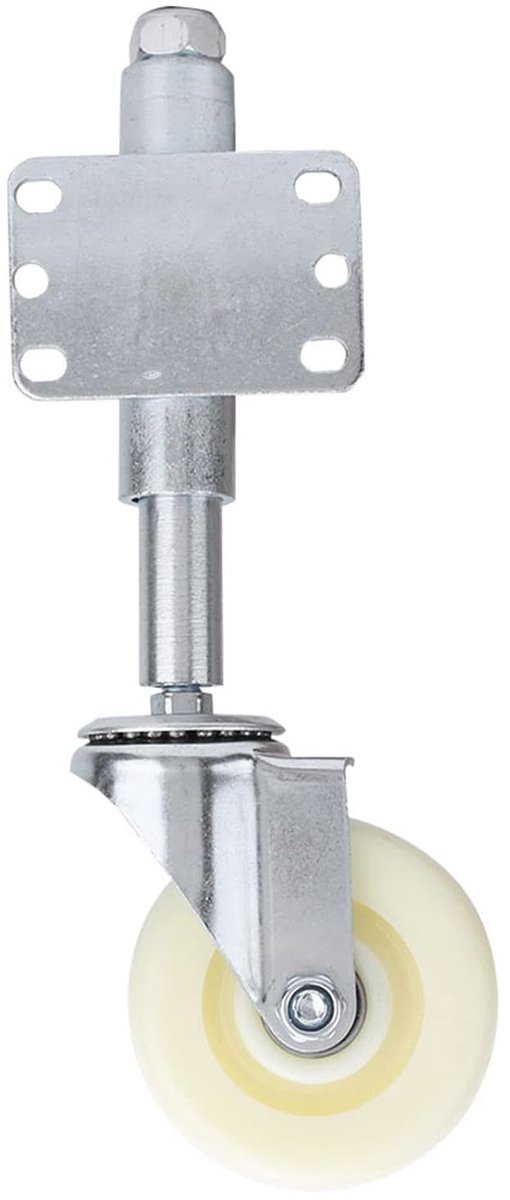 SnelShoppen - 4-Inch Veerbelaste Torrol, Duurzaam Schuifwiel, Nylon Doel 440lbs, Voor Zware Deuren en Poorten