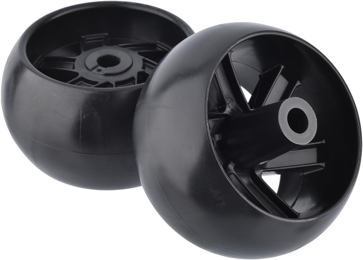 SnelShoppen - 2 Pack Vervangwielen voor Tuinmachines - 5 inch - AYP 532174873 Vervangen - Hoogwaardige Kunststof - Ideaal voor Husqvarna en Tuinonderh