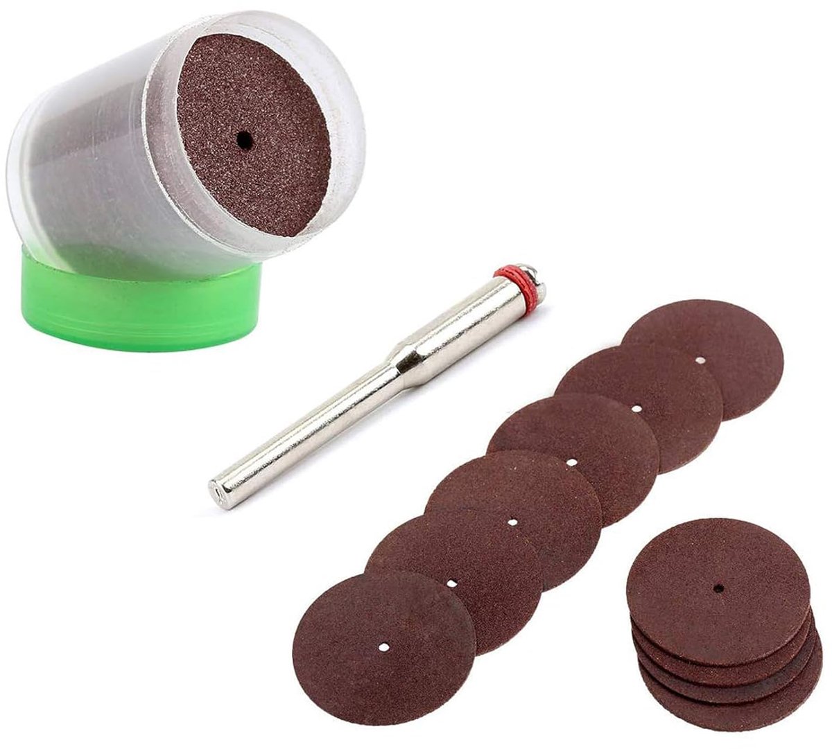 SnelShoppen - 35-delige Snijdisk Set - Verstevigde Snijdisk en Schuurwielen voor Draa gereedschap - 22mm met Arbor Mandrel voor DIY en Hobbyprojecten