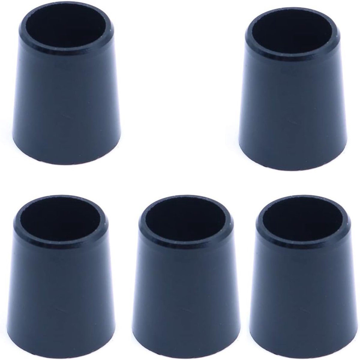 SnelShoppen - 5 Stuks Zwarte Golfclub Rubber Sleeve Schokabsorber Ring voor Hout of Ijzeren Golfclub - Duurzaam, Lichtgewicht en Eenvoudig te Installe