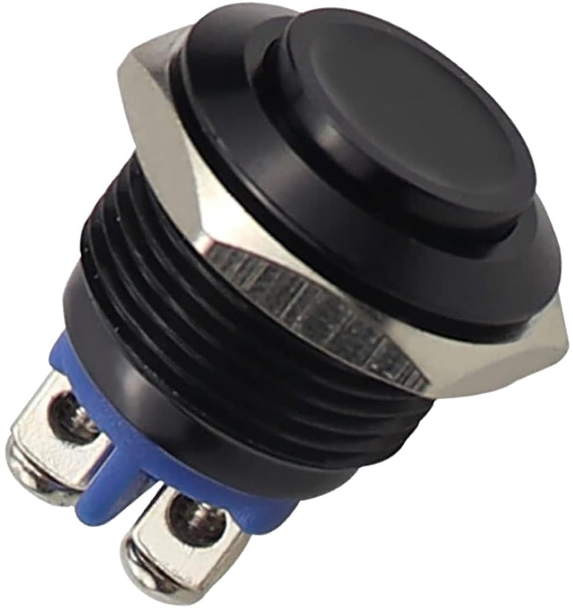 SnelShoppen - Ronde Startknop, Directe Drukknop Schakelaar, Auto Startknop, Waterdichte Metaal Drukknop, Schakelaar, Instantane Metaal Drukknop, 16 mm