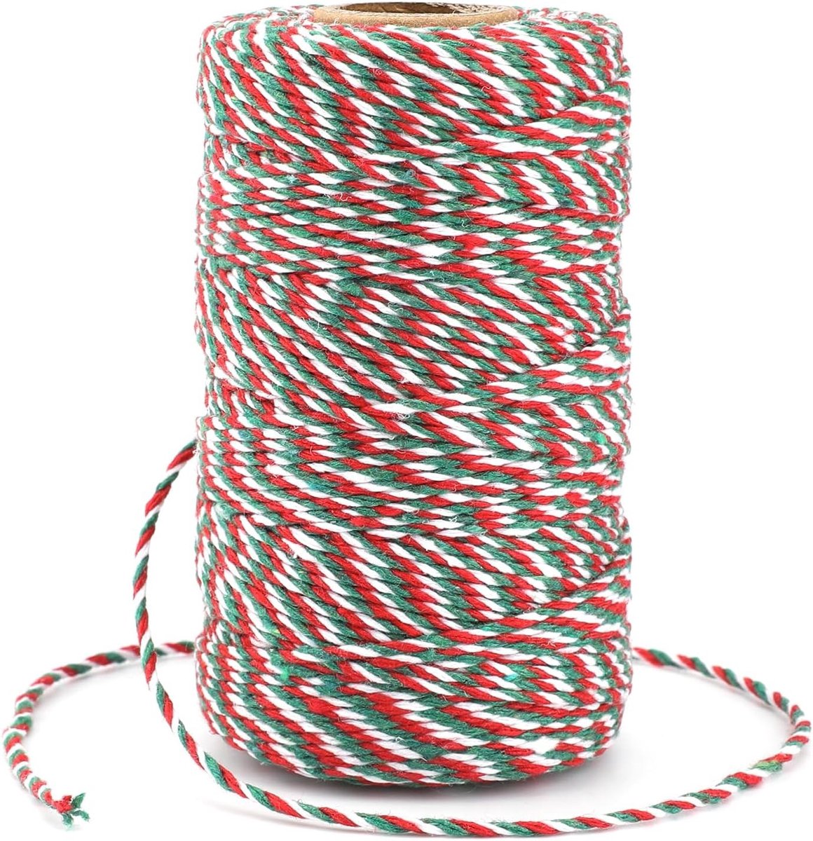 Natuurlijke Katoenen Touw voor Creatief Gebruik, Tuinieren, Decoratie en Handwerken, 300 Voet Lang