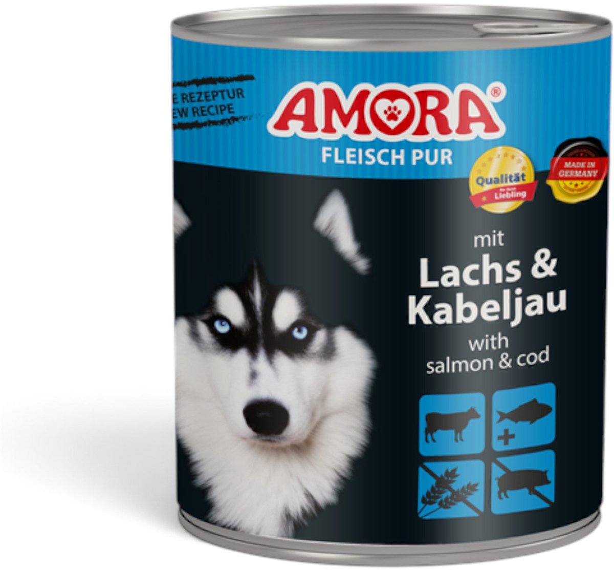 Amora AMORA Hondenvoer 6x800g - Zalm & Kabeljauw