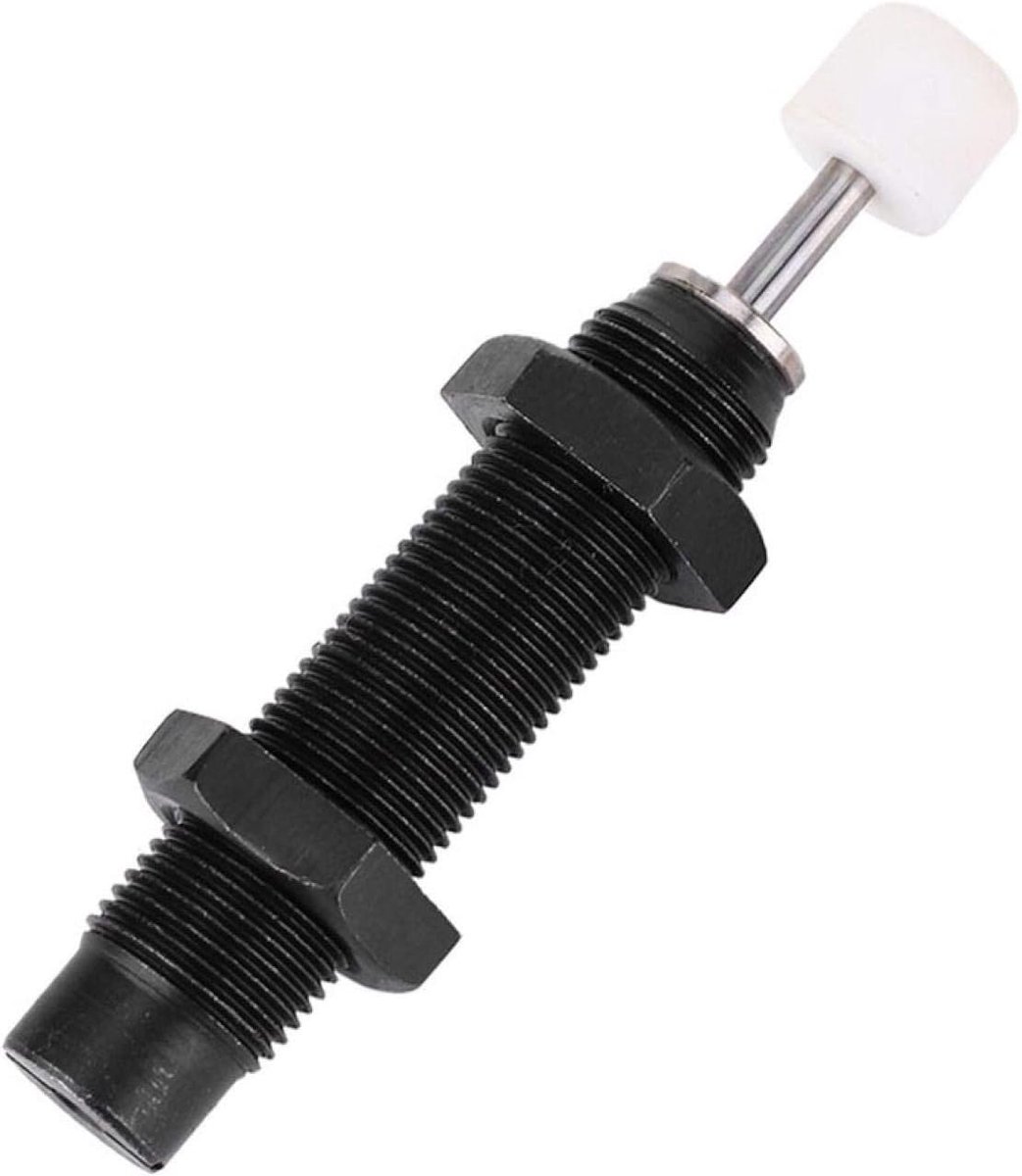 SnelShoppen - M12 x 10mm Slagolie Druk Schokdemper Verstelbare Hydraulische Buffer voor Pneumatische Luchtcilinder AC1210-2