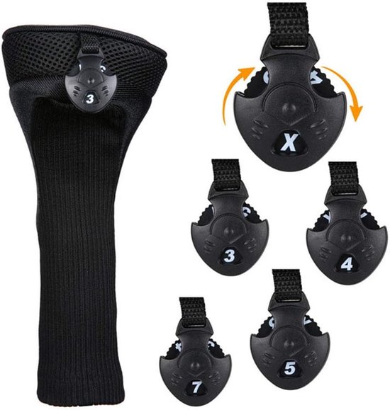 Golf club covers set van 3 - beschermhoes voor driver en putter - hoogwaardig foam - voorkomt schade tijdens het spelen - ShopVlot van GOLF — afbeelding 5
