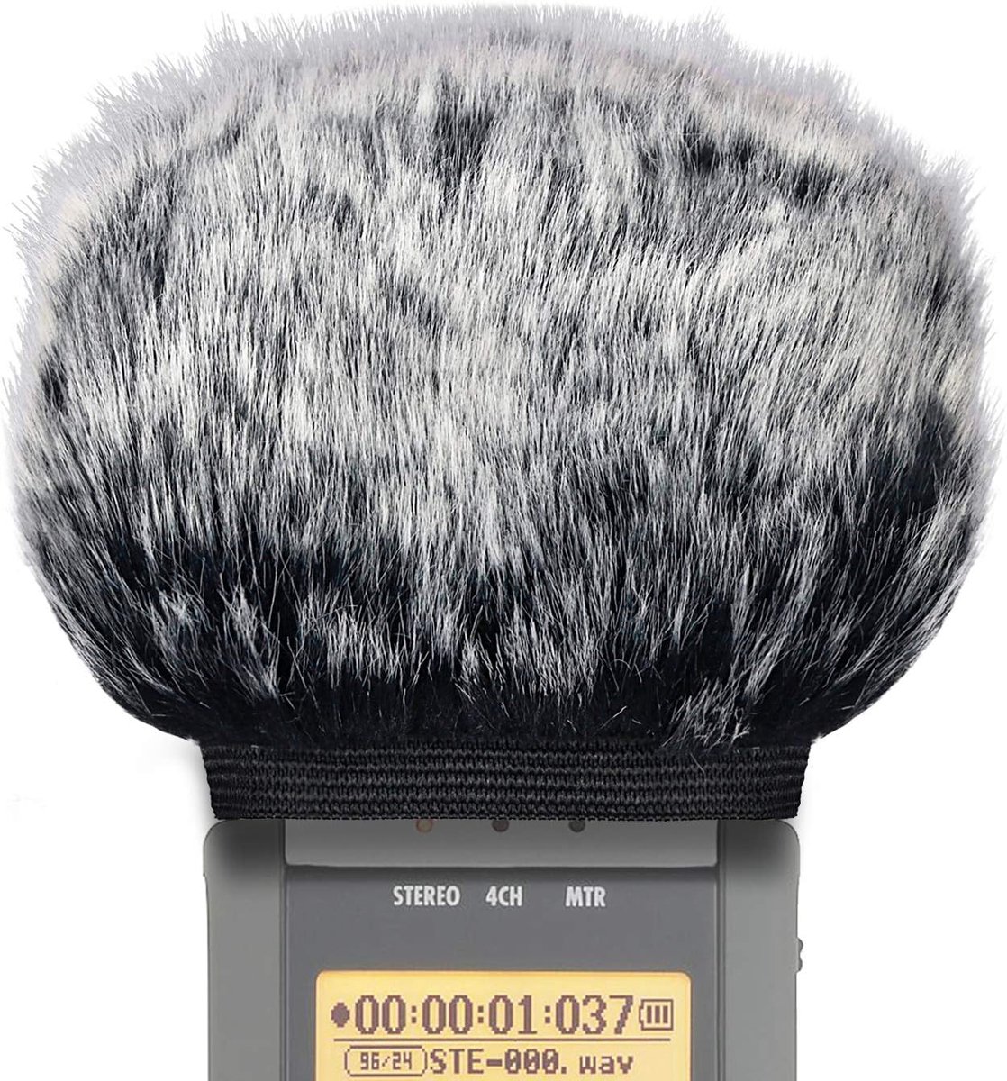 SnelShoppen - Furry Windscherm Geschikt voor Zoom H4N Recorder, Synthetisch Vacht Geluidsdempende Popfilter voor Microfoons, Professionele Ruisonderdr
