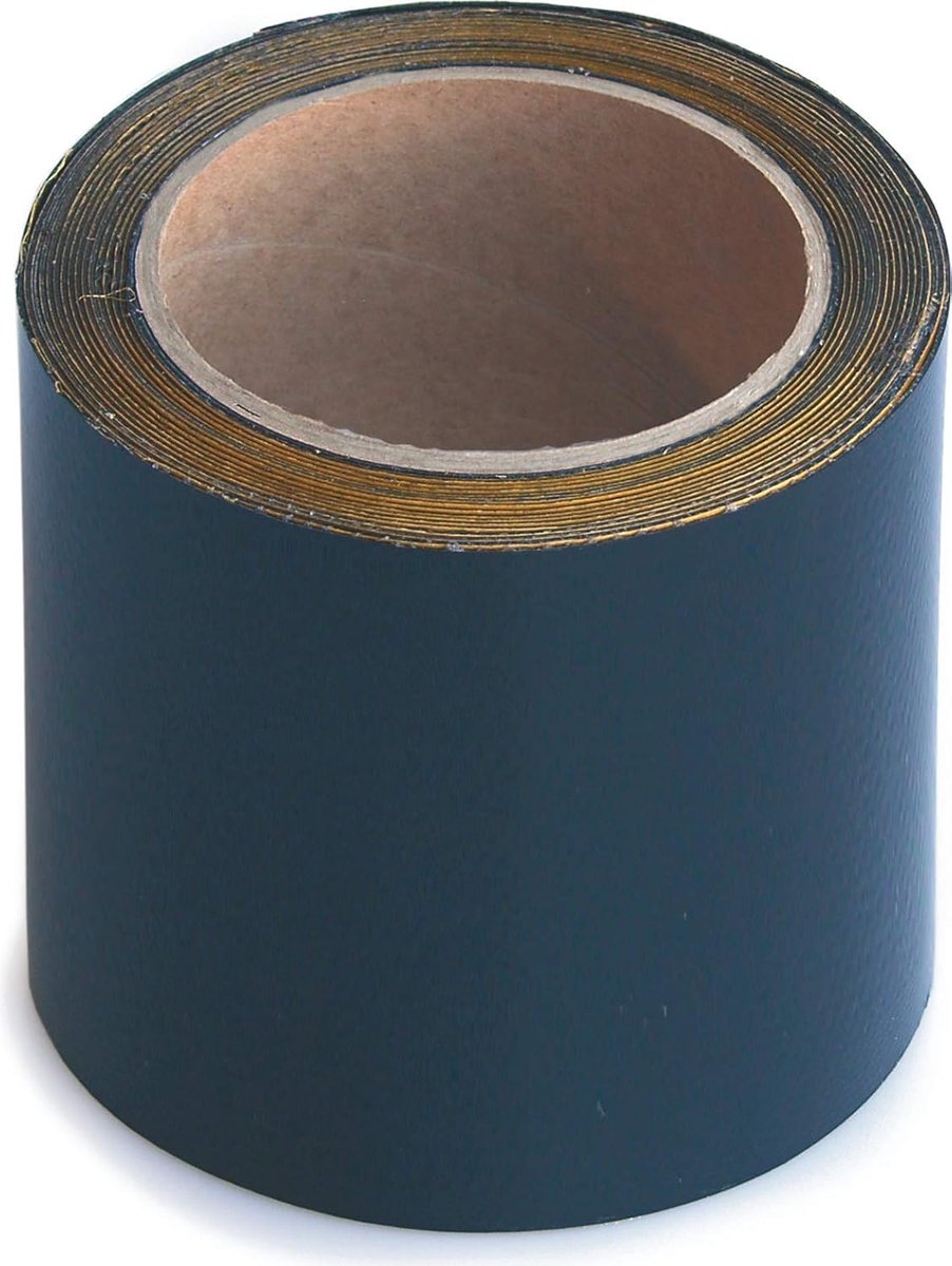 SnelShoppen - PVC Reparatietape voor Zeilen en Folies - Zwart - 10 Cm X 5 M - UV-bestendig en Sterk Hechtend - Perfect voor Kamperen, Tuin en Vervoer