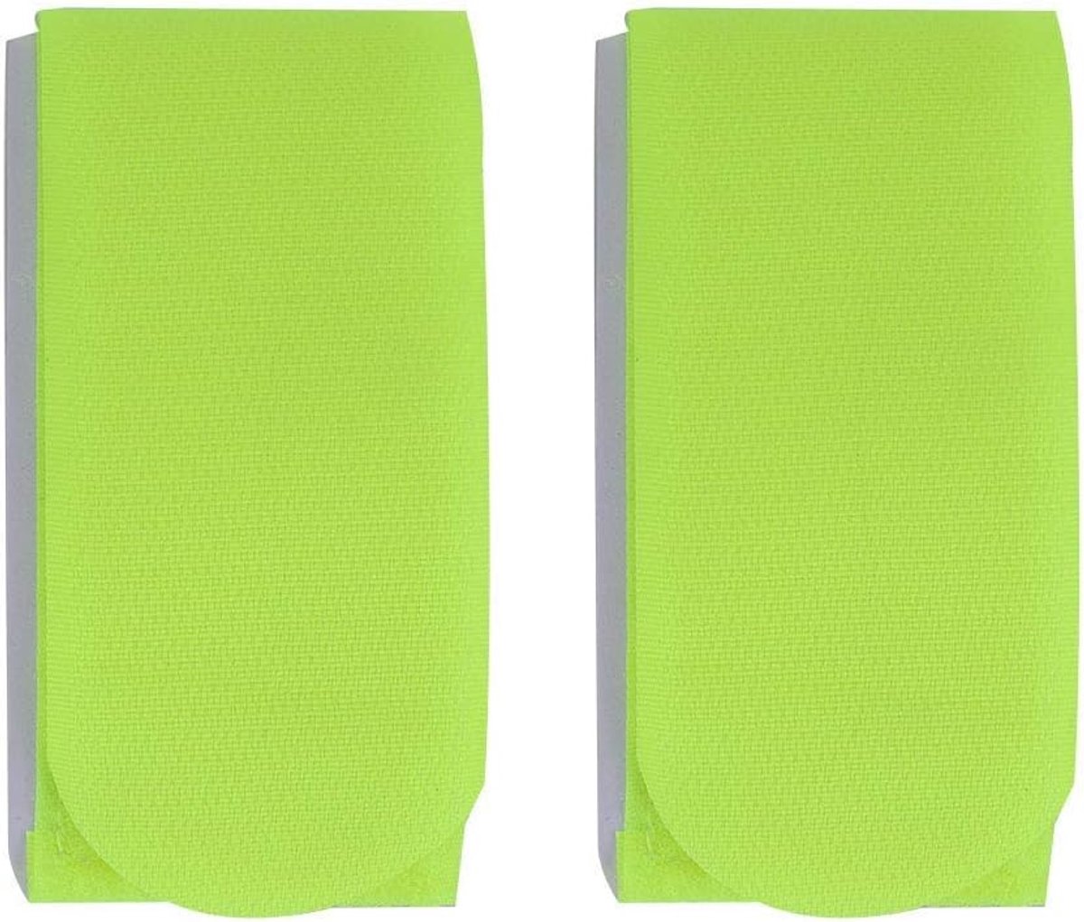 SnelShoppen - Ski Strap Set - 1 Paar Nylon Ski Hordes - Ski Clip Alpine Velcro voor Skiën en Snowboarden - Geel - Duurzaam en Beschermend