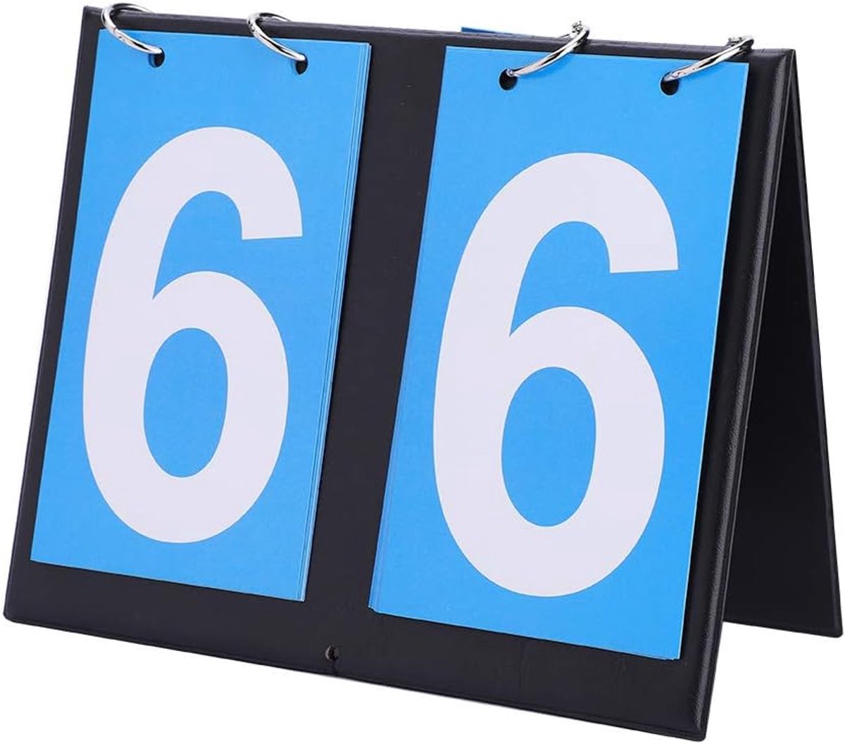 SnelShoppen - Draagbare Tafel Scorebord Flipper, Multi Sport Score Flip Scorebord voor Basketbal, Voetbal, Tennis, Badminton en Meer - Twee Scoreborde