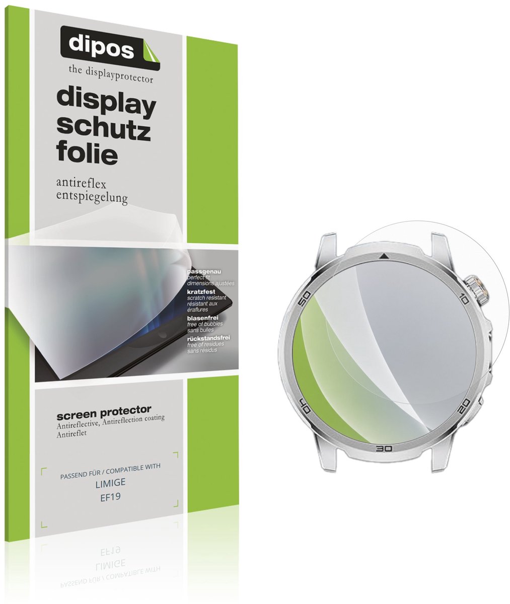 dipos – 6x Matte Beschermfolie geschikt voor LIMIGE EF19 | Krasbestendige & antireflecterende Screenprotector Ultra-Thin