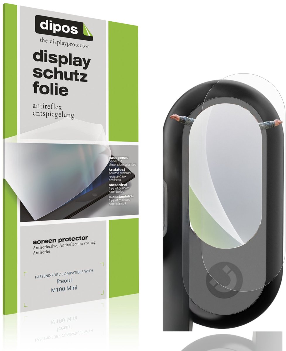dipos – 4x Matte Beschermfolie geschikt voor fceoul M100 Mini | Krasbestendige & antireflecterende Screenprotector Ultra-Thin