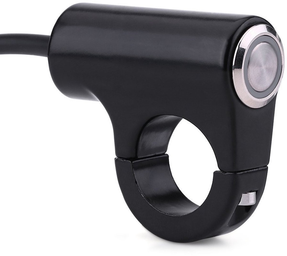 SnelShoppen - 22mm Motorfiets Schakelaar Handvat Switch Aluminium Legering Weerbestendig Horn Start Schakelaar Knop Hoofdlamp Rem Mistlamp ON/OFF (Mod