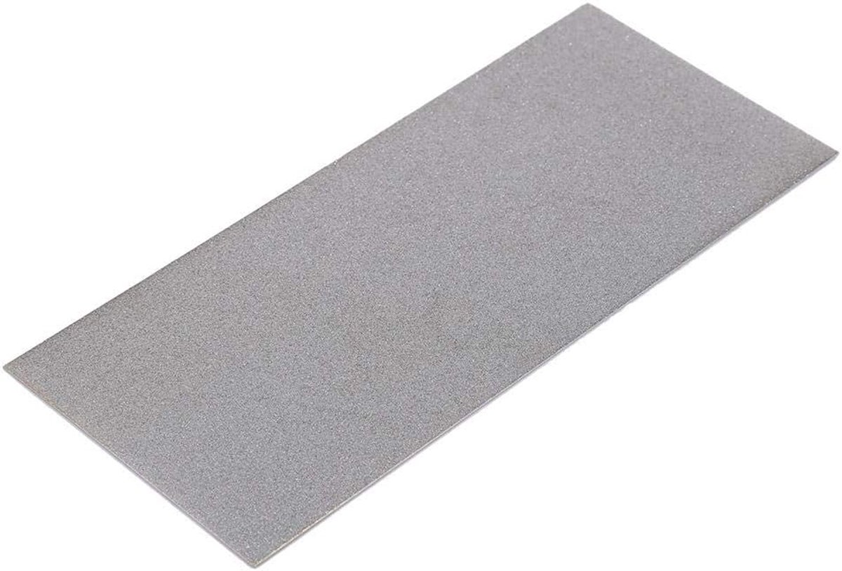 SnelShoppen - 80-3000 Grit Rectangular Diamanten Snijgereedschap Set - Dun Schuur- en Polijststeen Whetstone (150 Grit) voor Keuken, Camping en Tuin