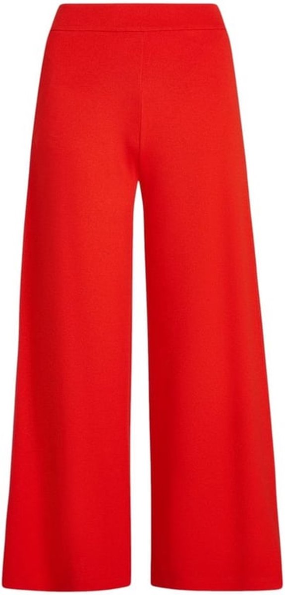 Palazzo-broek met stretchcomfort - Cropped broek - Elastische Tailleband - Crêpe Jersey - Trendy Design - Veelzijdig combineerbaar