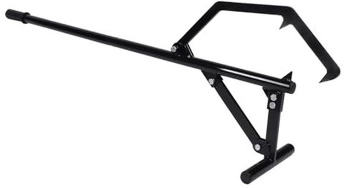 Houtlift 130 cm - Verstelbare Kantelhaak - Antislip Handgreep - Hoge Sterkte - Geschikt voor Stammen tot 25 inch - Ergonomisch Ontwerp - Houtkrik