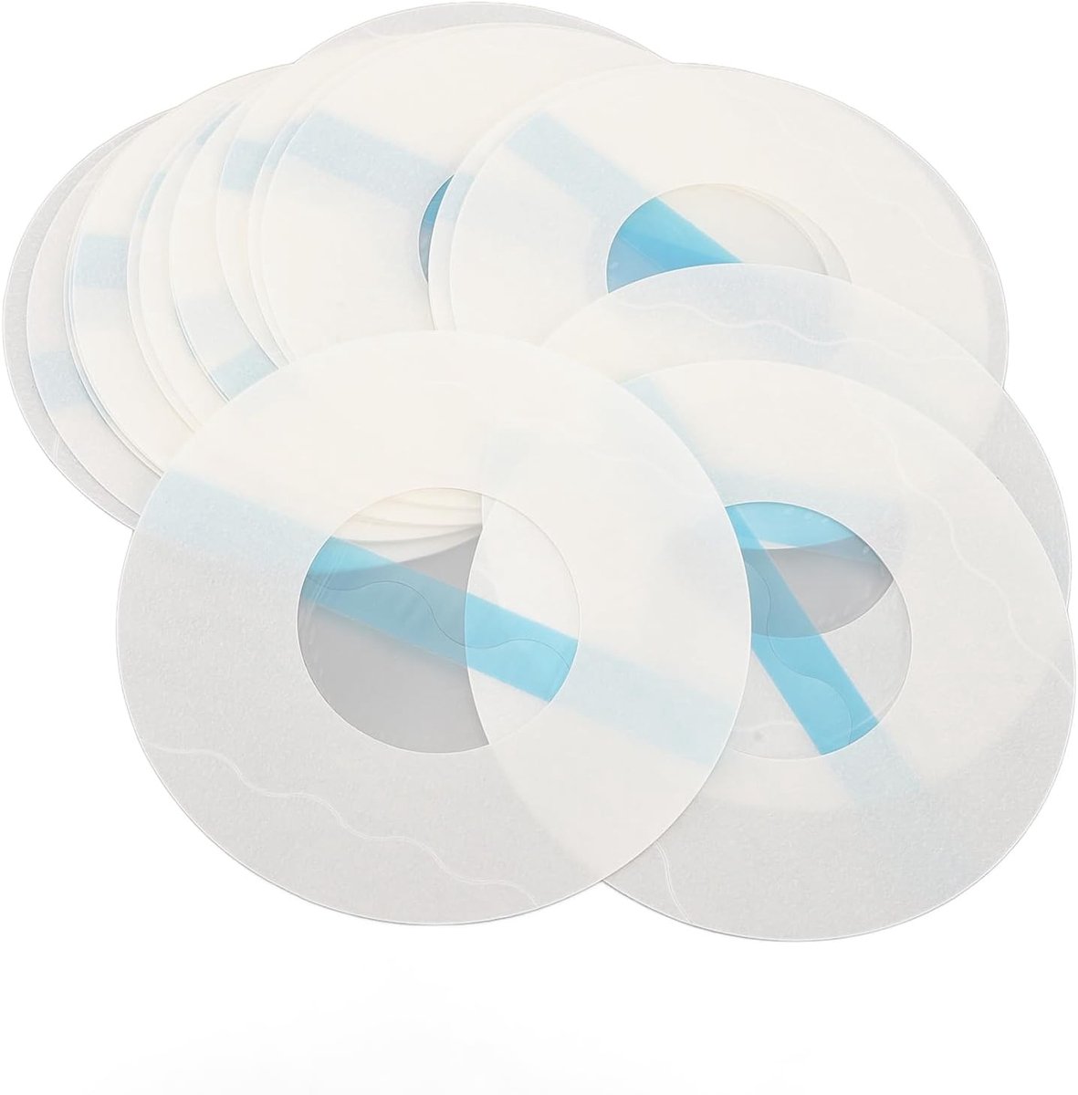 SnelShoppen - 20 Stuks Freestyle Libre 3 Covers Transparant, 14 Dagen Bescherming, Geen Lijm in het Midden, Voor Sport, Voorgevormde Hechtband