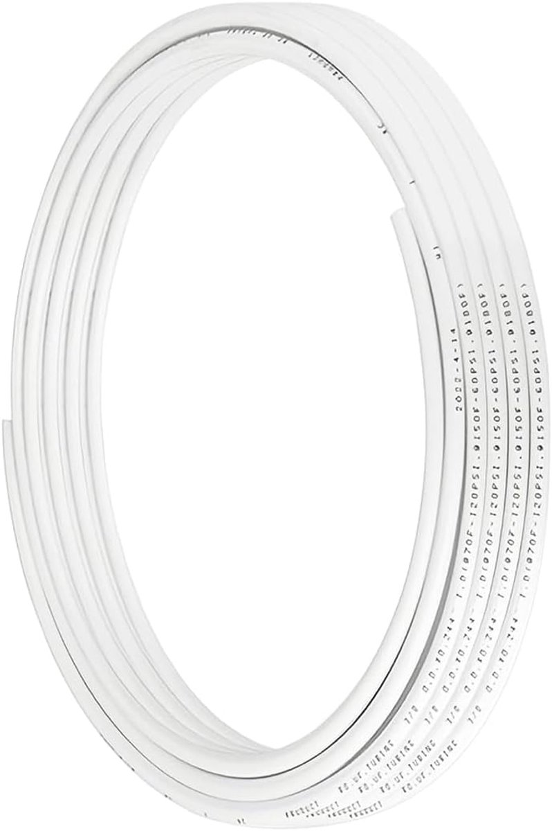 SnelShoppen - 2m Koelkast Slang, 1/4 inch PE Slang, Water Aansluitlijn voor Waterfilter, Koelkasten, RO Waterfilter Systeem, Flexibel en Duurzaam