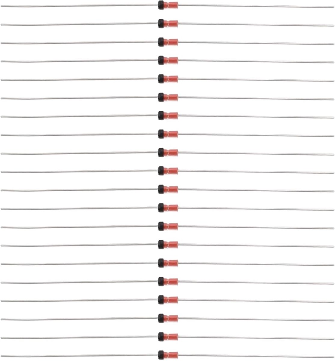 SnelShoppen - 20 stuks 3V 1SS86 DO-35 Schottky Barrier Diodes voor UHF TV, Crystal Radio, RF Detector, Mobiele Telefoon, Hoogwaardige Compatibiliteit