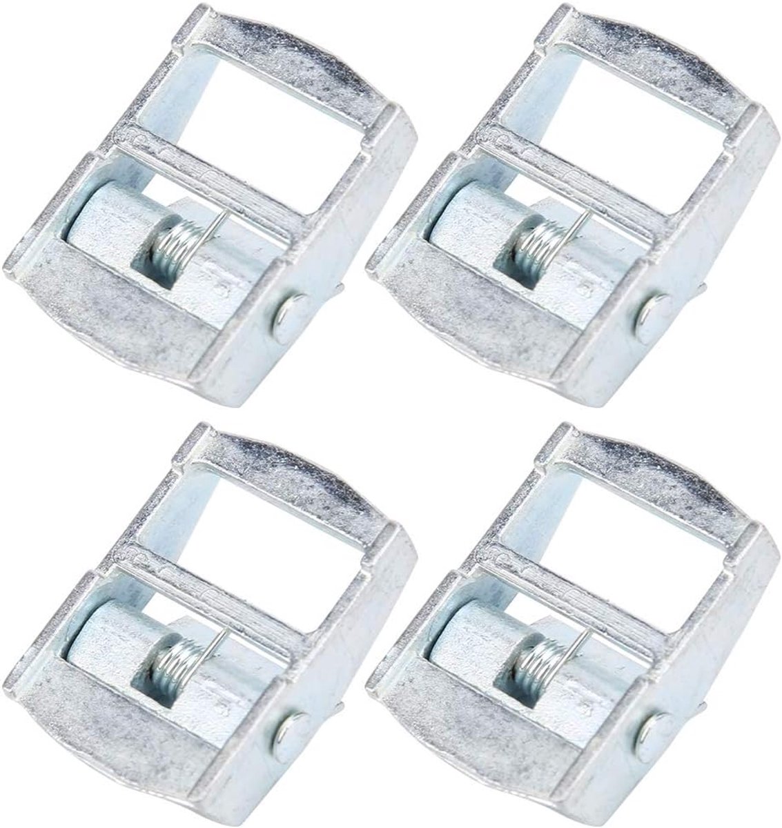 SnelShoppen - 4 Stuks Heavy Duty Ratchet Buckles - Zinklegering Spanbanden voor Vrachtwagen, Motor en Beveiliging van Ladingen