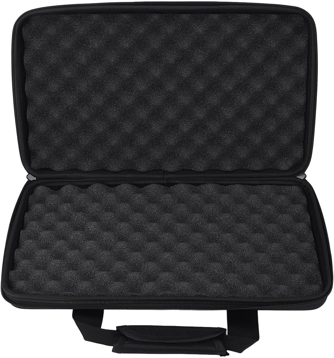SnelShoppen - DJ Controller Draagtas, Draagbare Hardcase voor 2 Kanaals DJ Controller, Shock-Absorberende Schuimvoering, Ideaal voor DDJ FLX4, 400, SB