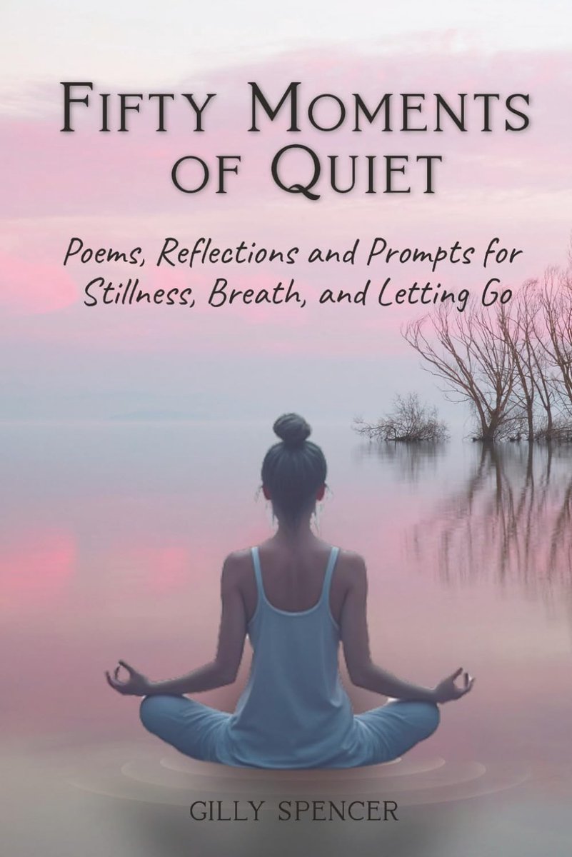 Fifty Moments of Quiet: Mindfulness Poetry Book, A Journal of Poems and Guided Reflections for Stress Relief - ShopVlot