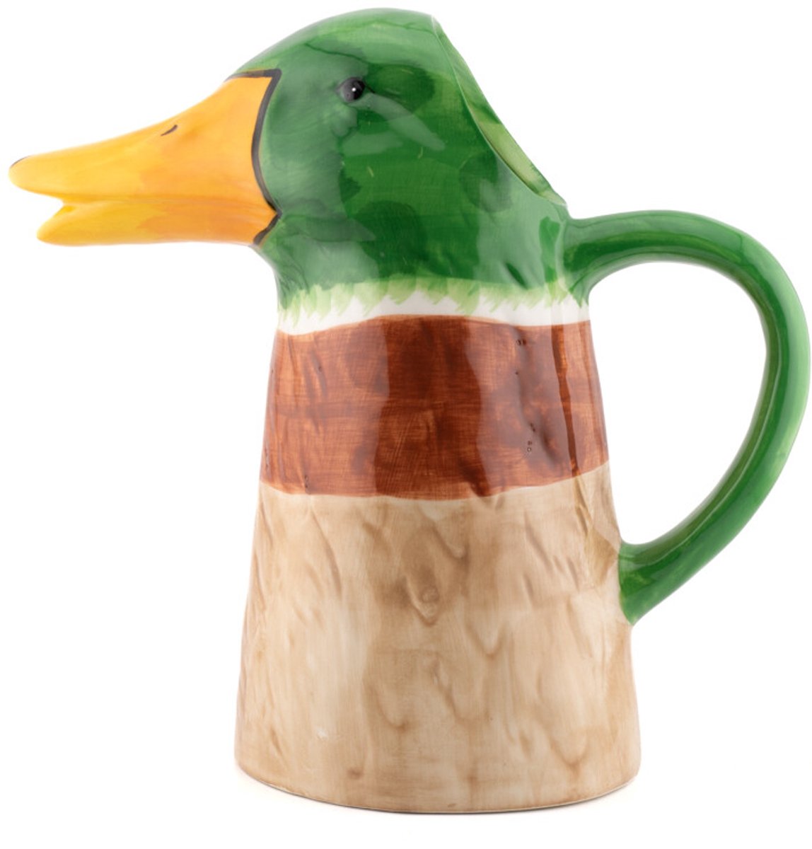 Aardewerk jug Eend