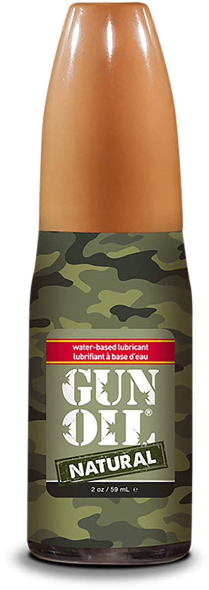 Gun Oil Natural H2O - Glijmiddel op Waterbasis - Zonder Glycerine en Parabenen