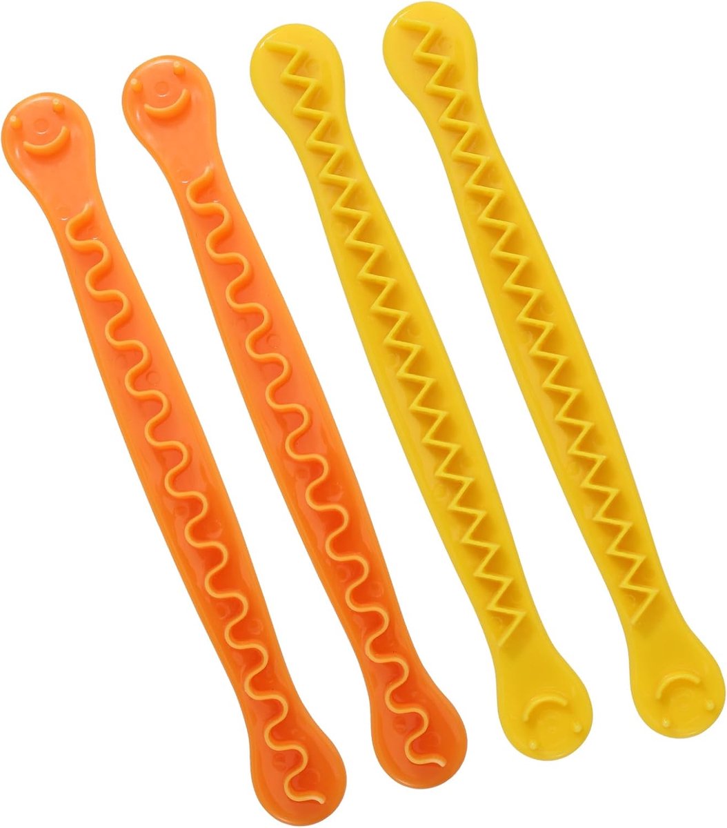 Lyreh 4st Fantasie-Ei-Uitstekers, 16cm Plastic Ei-Uitstekers in Vorm van Bloem met Een Lachend Gezichtje Afdrukken - ShopVlot